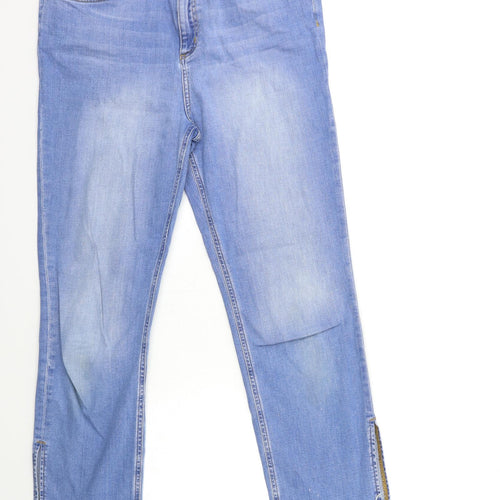 Boden Womens Blue  Denim Cropped Jeans Size 14 L28 in
