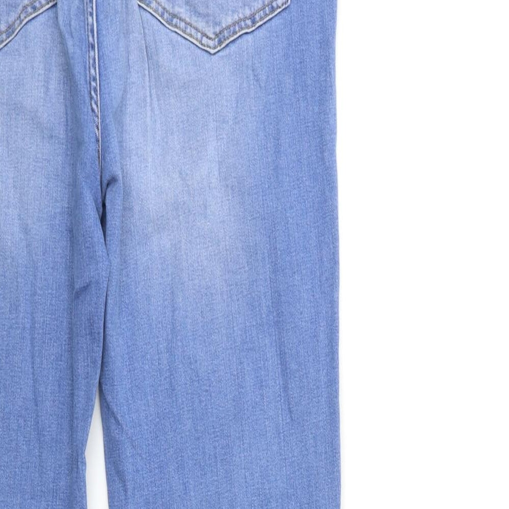 Boden Womens Blue  Denim Cropped Jeans Size 14 L28 in