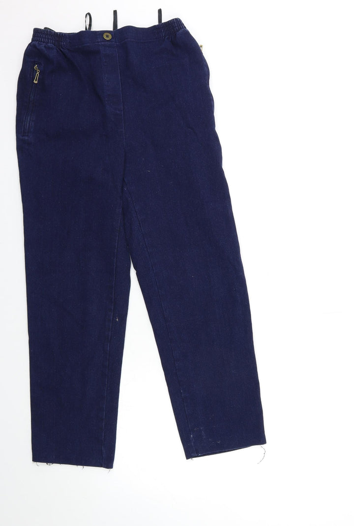 Alicia Womens Blue Denim Straight Jeans Size 29 in L26 in