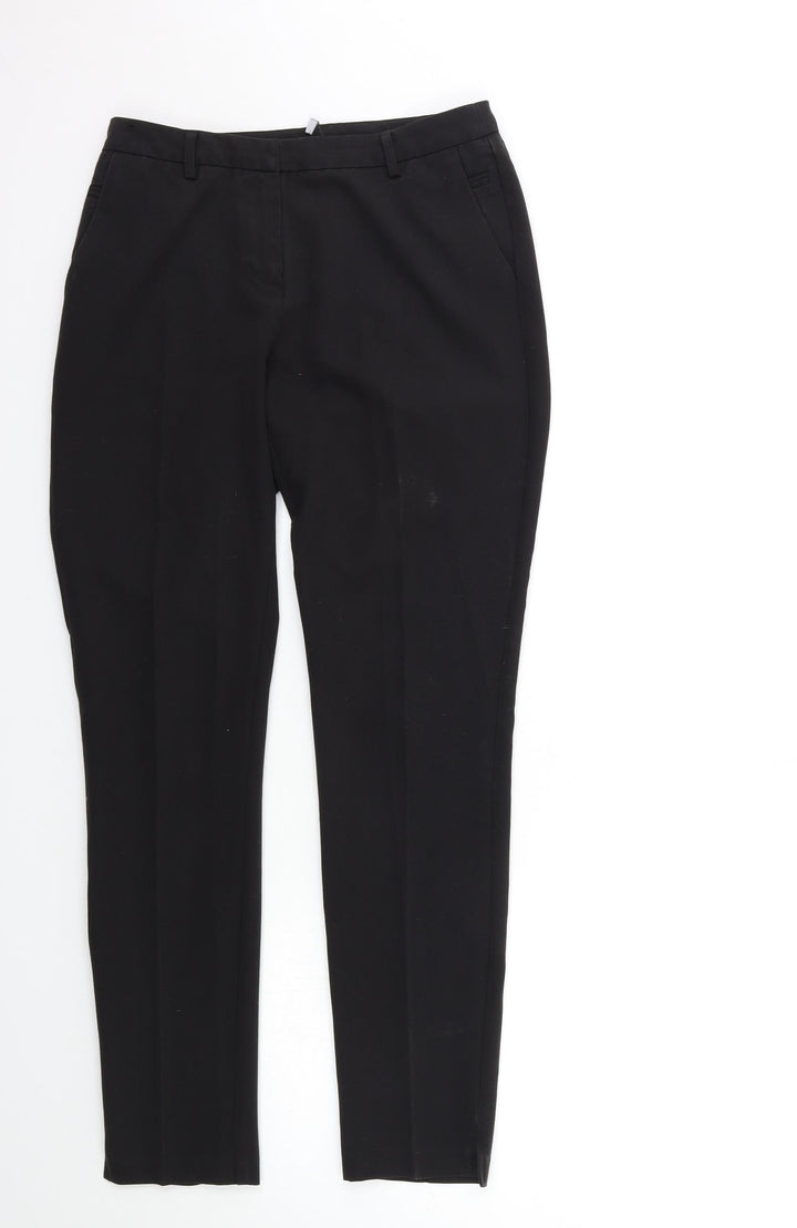 New Look Womens Black Trousers Size 6 L29 in