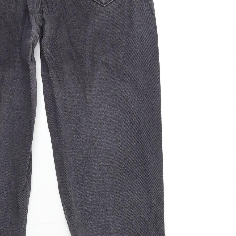 Denim & Co. Mens Grey  Denim Straight Jeans Size 28 in L30 in