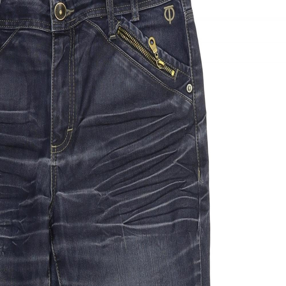 PULZ Mens Blue  Denim Straight Jeans Size 32 in L26 in