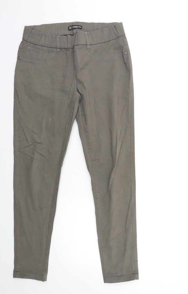 Everyday Womens Grey  Denim Jegging Jeans Size 10 L30 in