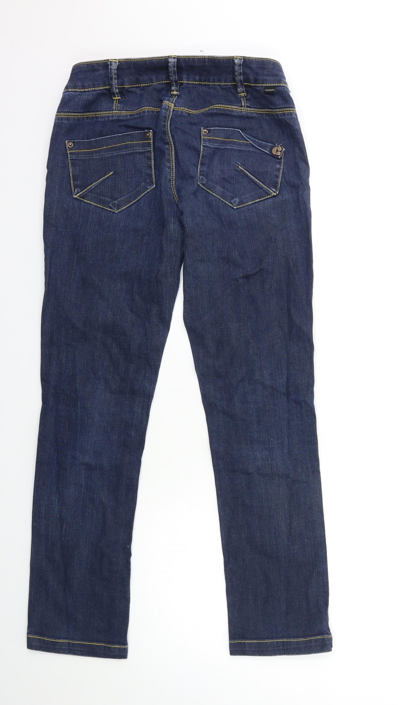 Crafted Womens Blue  Denim Straight Jeans Size 10 L30 in