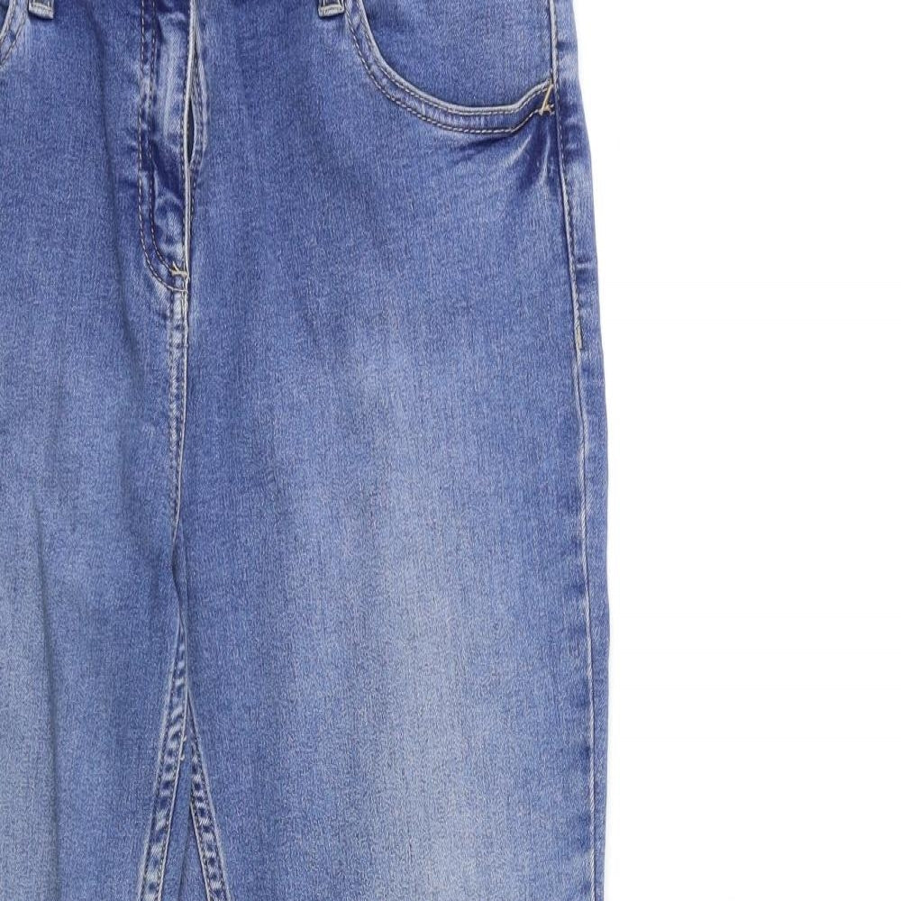 Papaya Womens Blue  Denim Cropped Jeans Size 12 L25 in