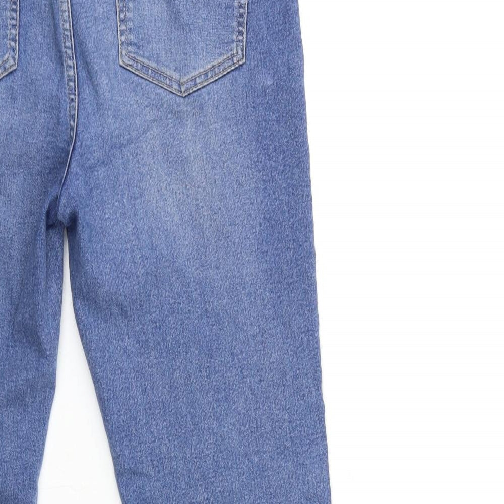 Papaya Womens Blue  Denim Cropped Jeans Size 12 L25 in