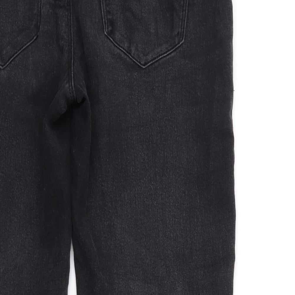 Denim & Co. Womens Black  Denim Skinny Jeans Size 12 L28 in