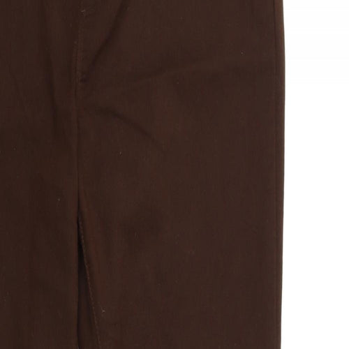 Dorothy Perkins Womens Brown  Denim Jegging Jeans Size 16 L32 in
