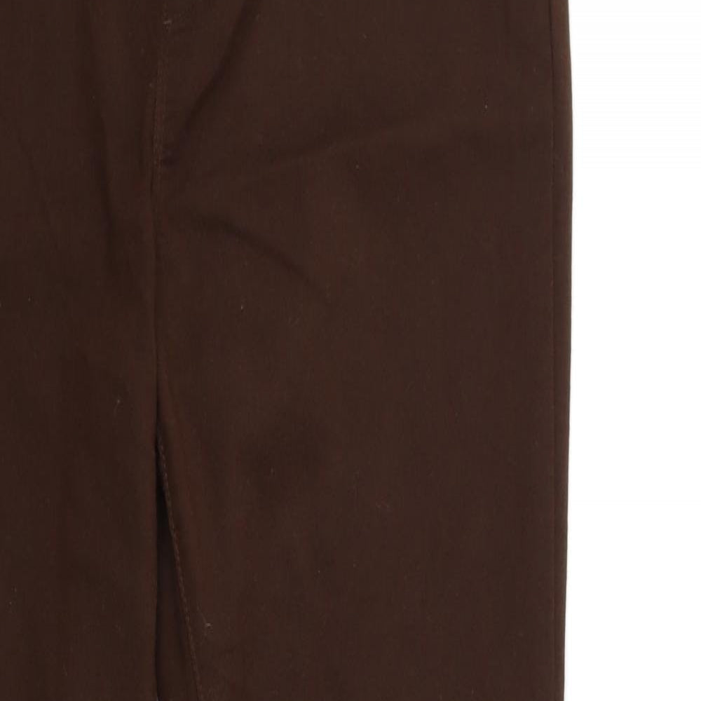Dorothy Perkins Womens Brown  Denim Jegging Jeans Size 16 L32 in
