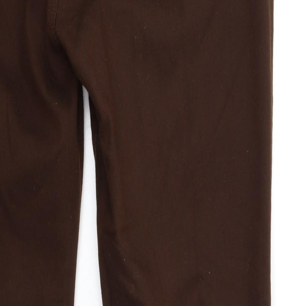 Dorothy Perkins Womens Brown  Denim Jegging Jeans Size 16 L32 in