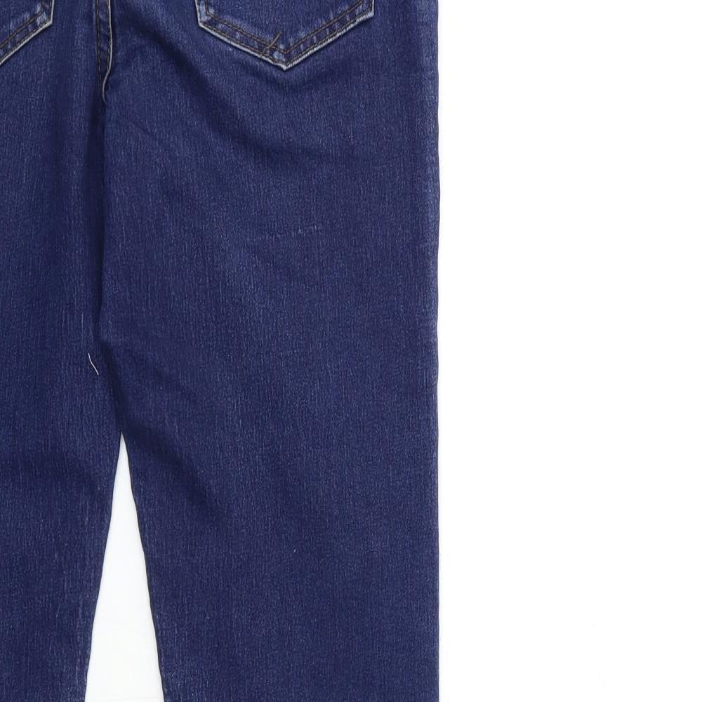 Preworn Womens Blue  Denim Skinny Jeans Size 12 L29 in