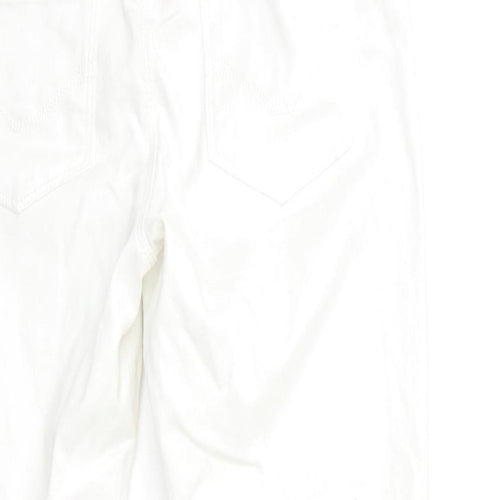 My Style Womens White  Denim Jegging Jeans Size 26 in L25 in