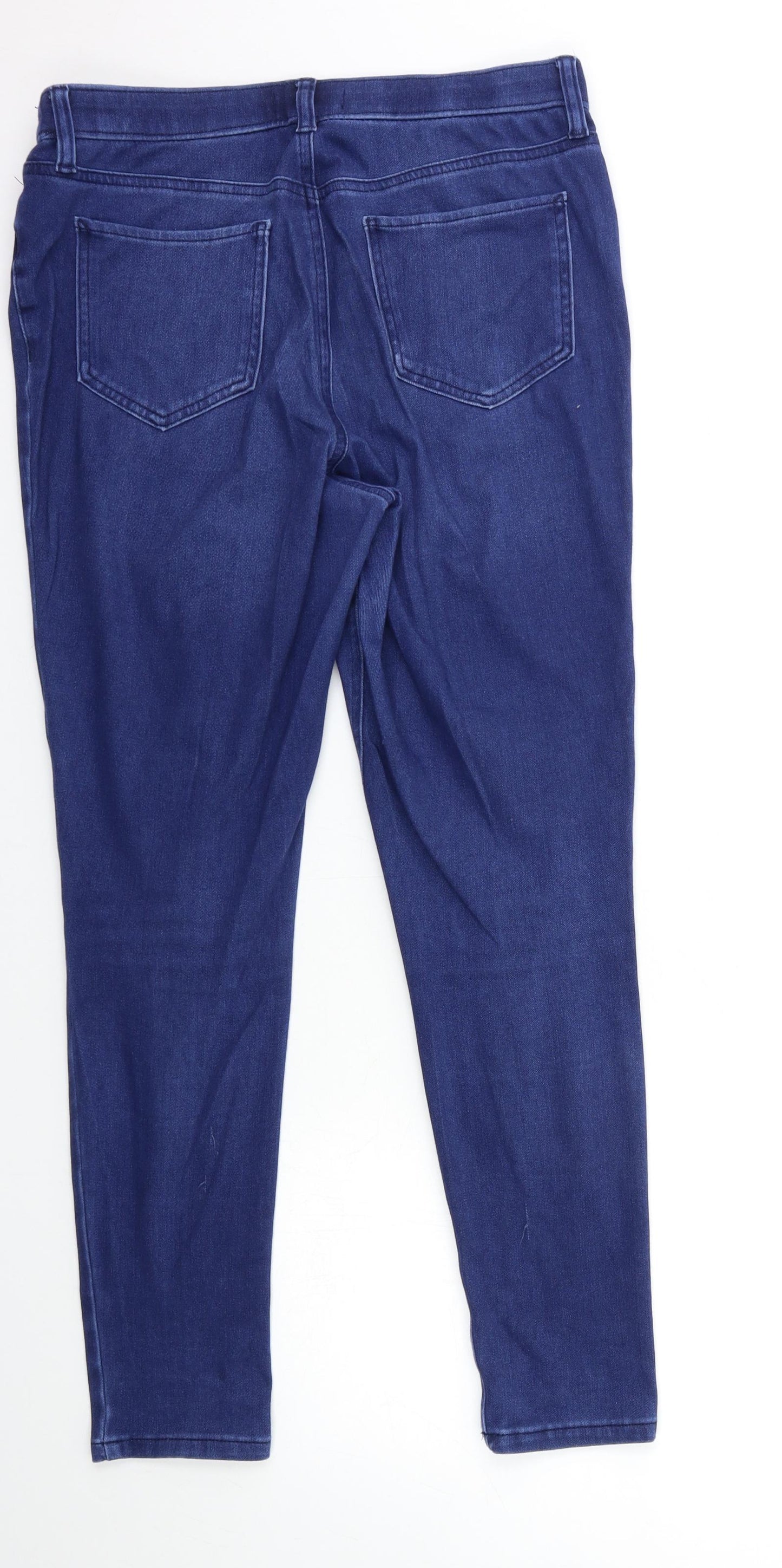 F&F Womens Blue  Denim Jegging Jeans Size 14 L28 in