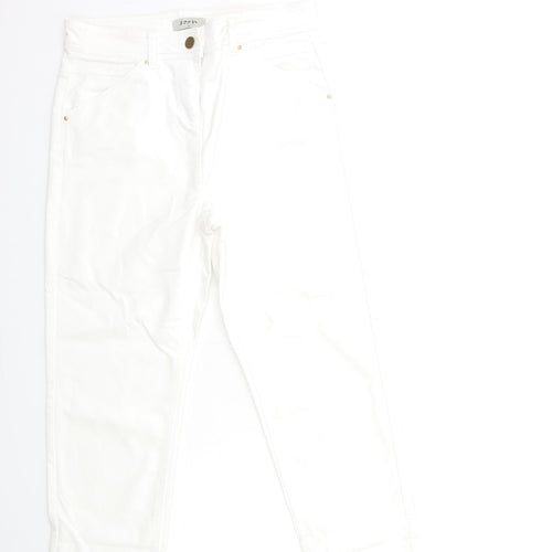Soon Womens White  Denim Cropped Jeans Size 10 L23 in