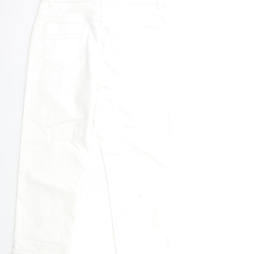 Soon Womens White  Denim Cropped Jeans Size 10 L23 in
