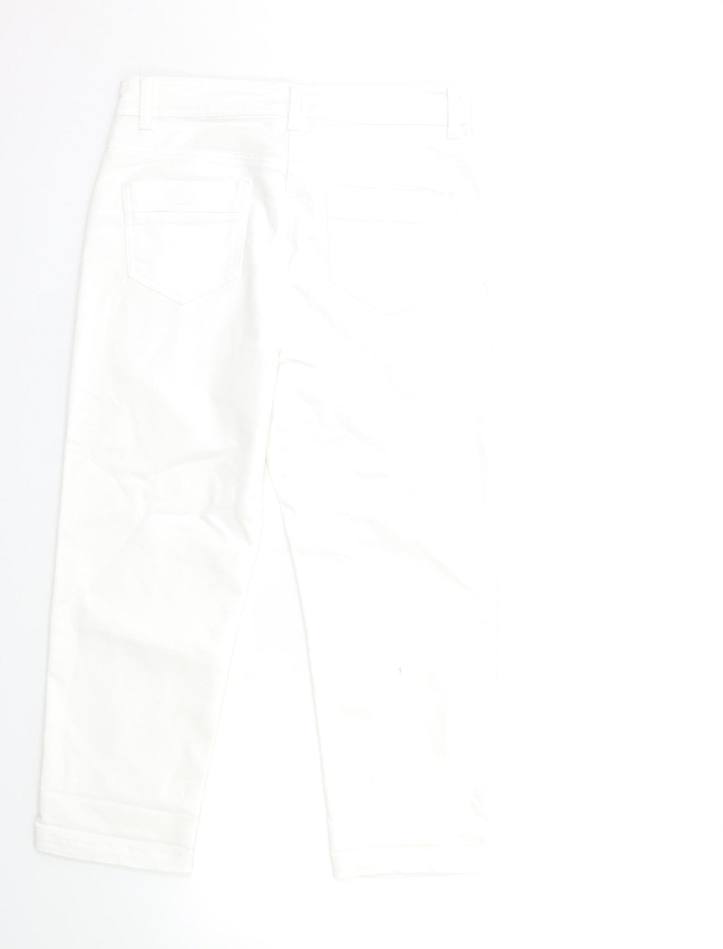 Soon Womens White  Denim Cropped Jeans Size 10 L23 in