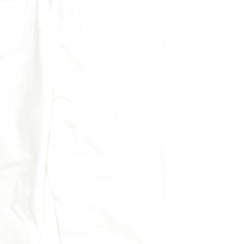 Soon Womens White  Denim Cropped Jeans Size 10 L23 in