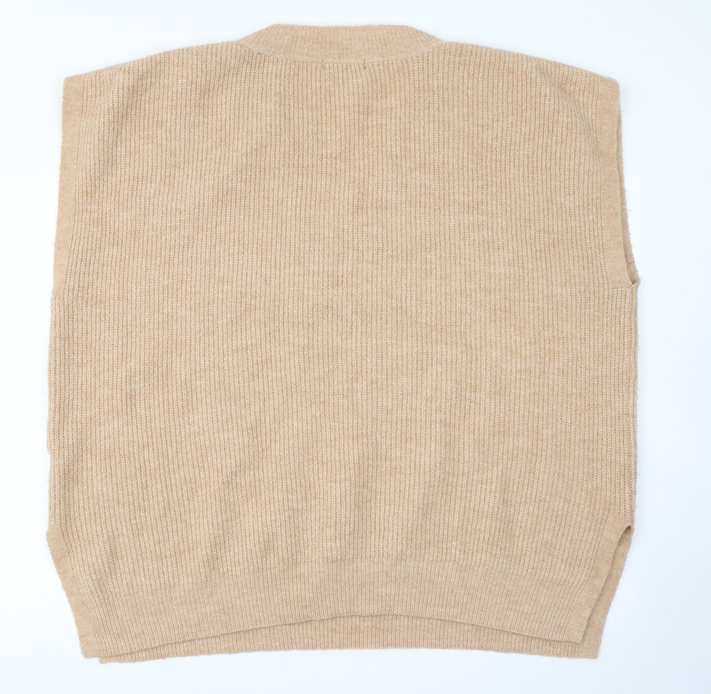 F&F Womens Brown  Knit Vest Jumper Size XL