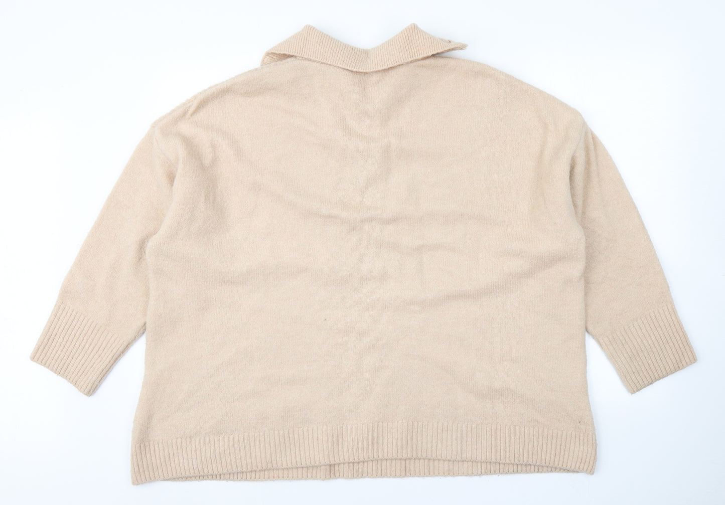 George Womens Brown  Knit Pullover Jumper Size XL