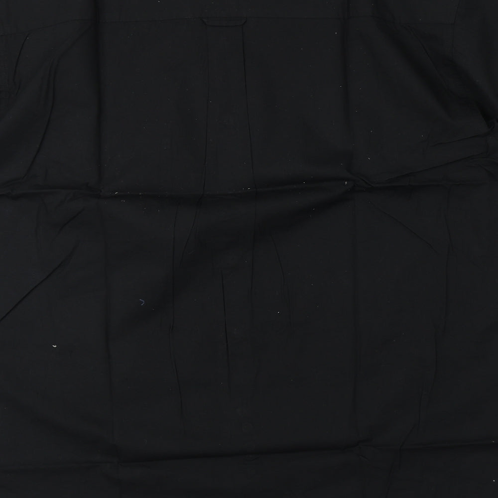 Best Basics Mens Black    Button-Up Size XL