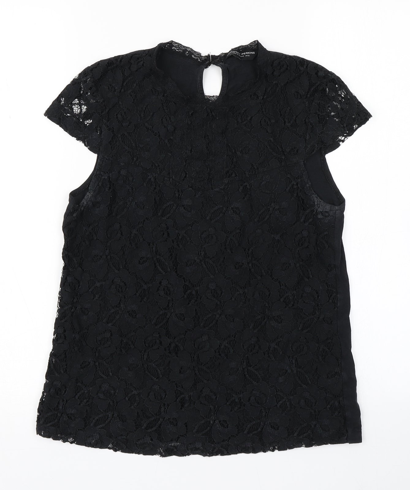 Dorothy Perkins Womens Black   Basic T-Shirt Size 12