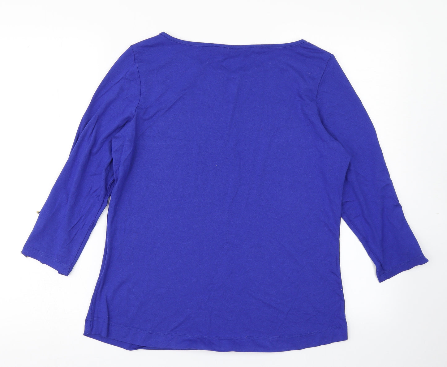 M&S colelction Womens Blue   Basic T-Shirt Size 16