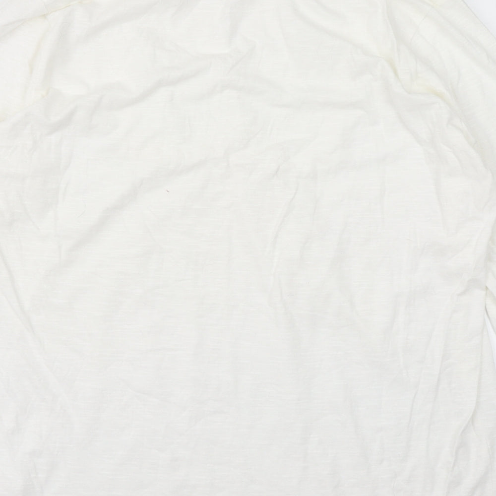 Isle Womens White   Basic T-Shirt Size M