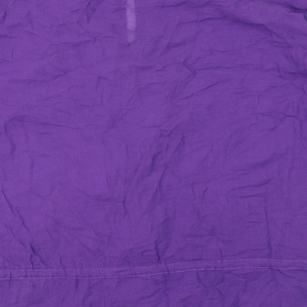 TU Womens Purple   Basic Blouse Size 14