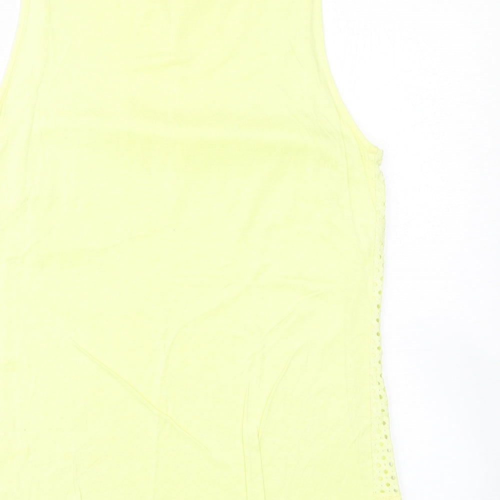 Dorothy Perkins Womens Yellow   Basic Tank Size 14