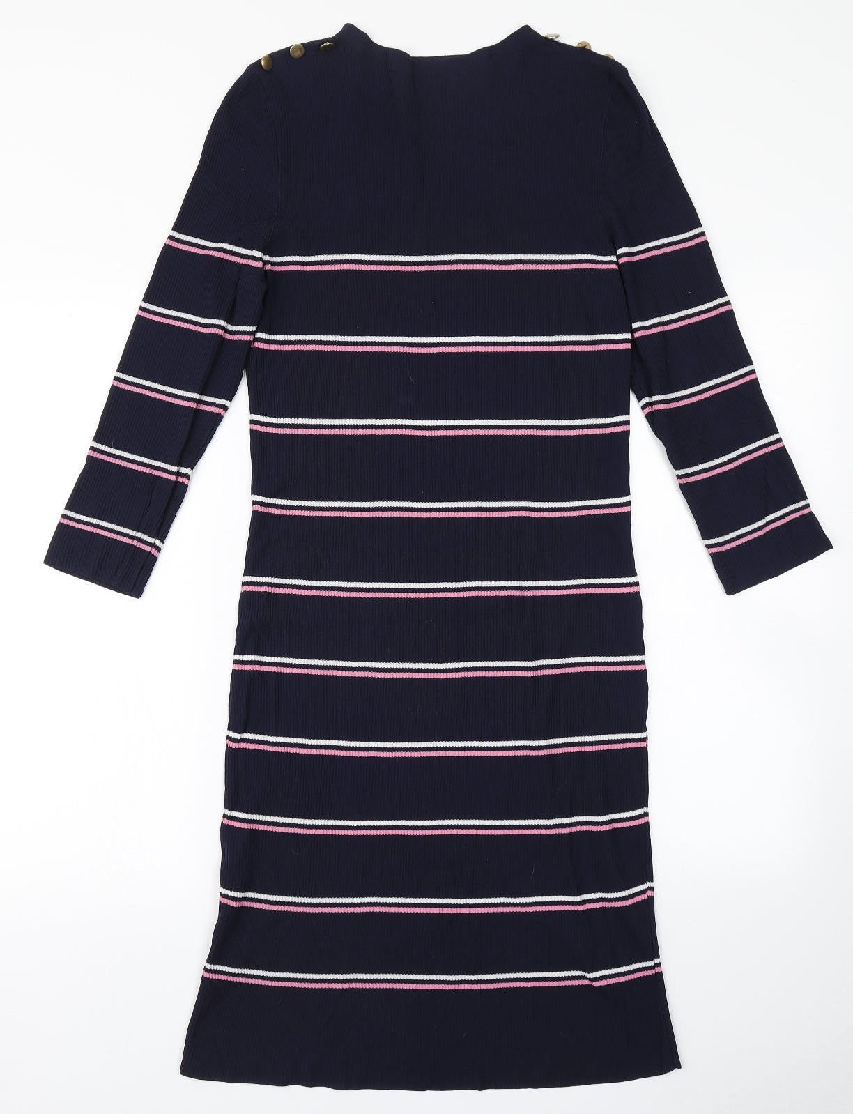 NEXT Womens Blue Striped  Bodycon  Size 14