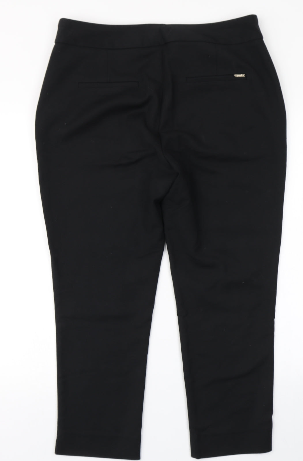 Per Una Womens Black   Dress Pants Trousers Size 14 L25 in