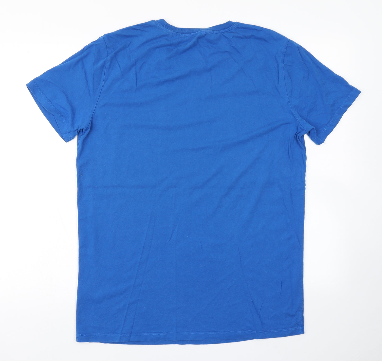 Stanley Stella Mens Blue    T-Shirt Size L