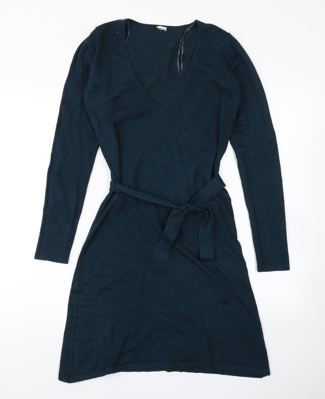 New LKook Womens Blue  Knit Skater Dress  Size 8