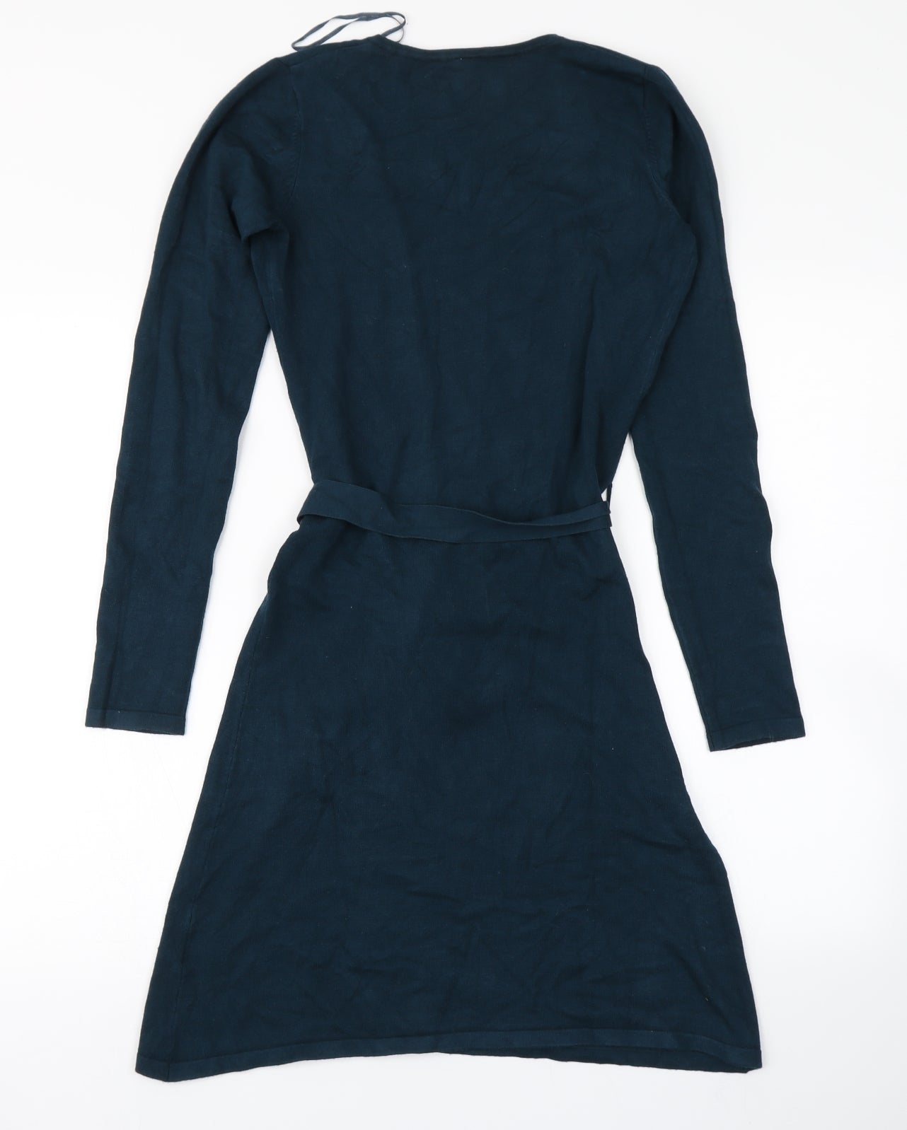 New LKook Womens Blue  Knit Skater Dress  Size 8