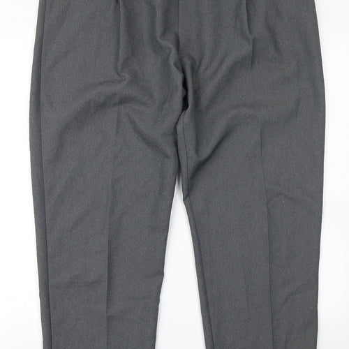 Berkertex Womens Grey   Dress Pants Trousers Size 18 L26 in