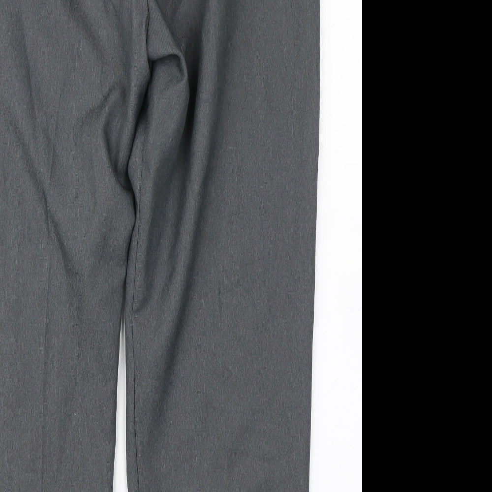 Berkertex Womens Grey   Dress Pants Trousers Size 18 L26 in