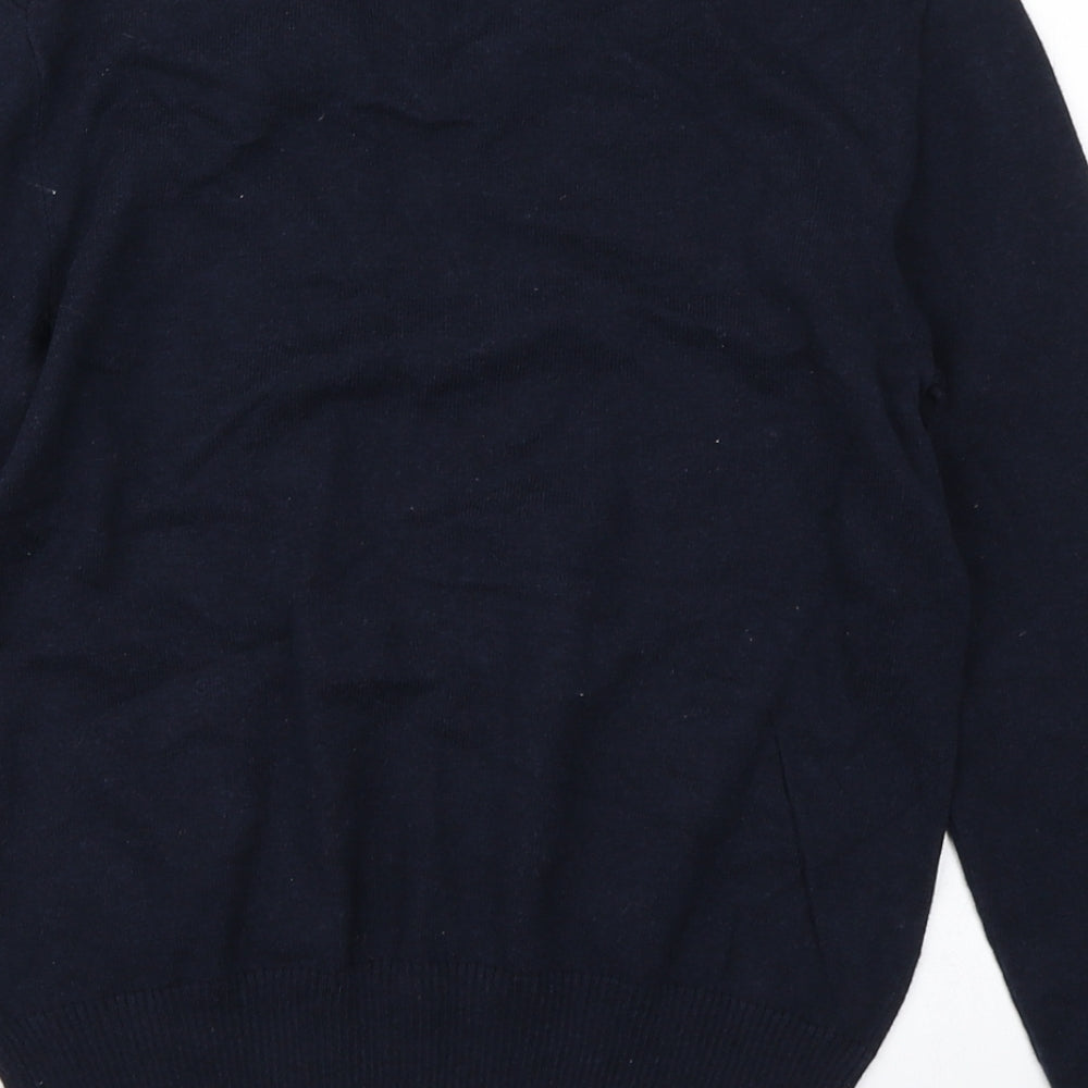 Polo Ralph Lauren Boys Blue  Knit Pullover Jumper Size 10-11 Years