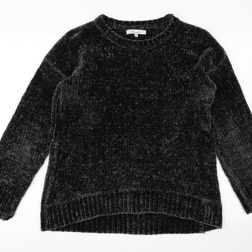 Peacocks Womens Grey  Knit Pullover Jumper Size S