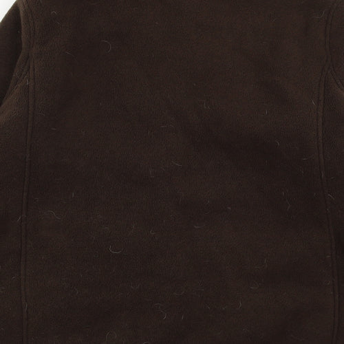 Roman Womens Brown  Fleece Jacket  Size 2XL