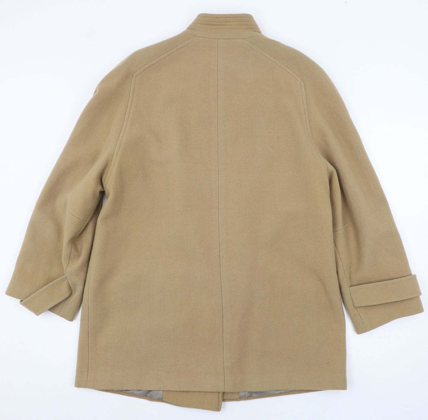 ELEMENTS Womens Beige   Pea Coat Coat Size 14