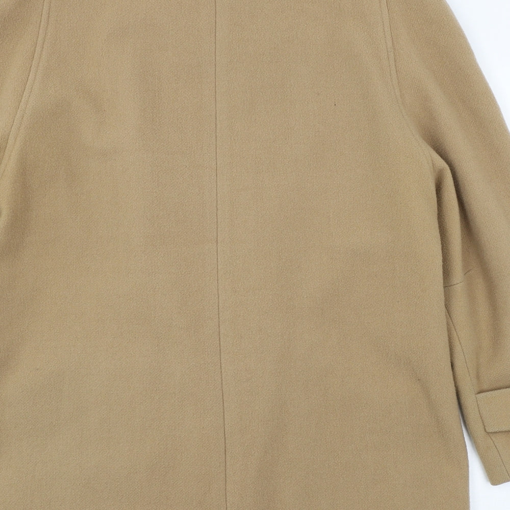 ELEMENTS Womens Beige   Pea Coat Coat Size 14