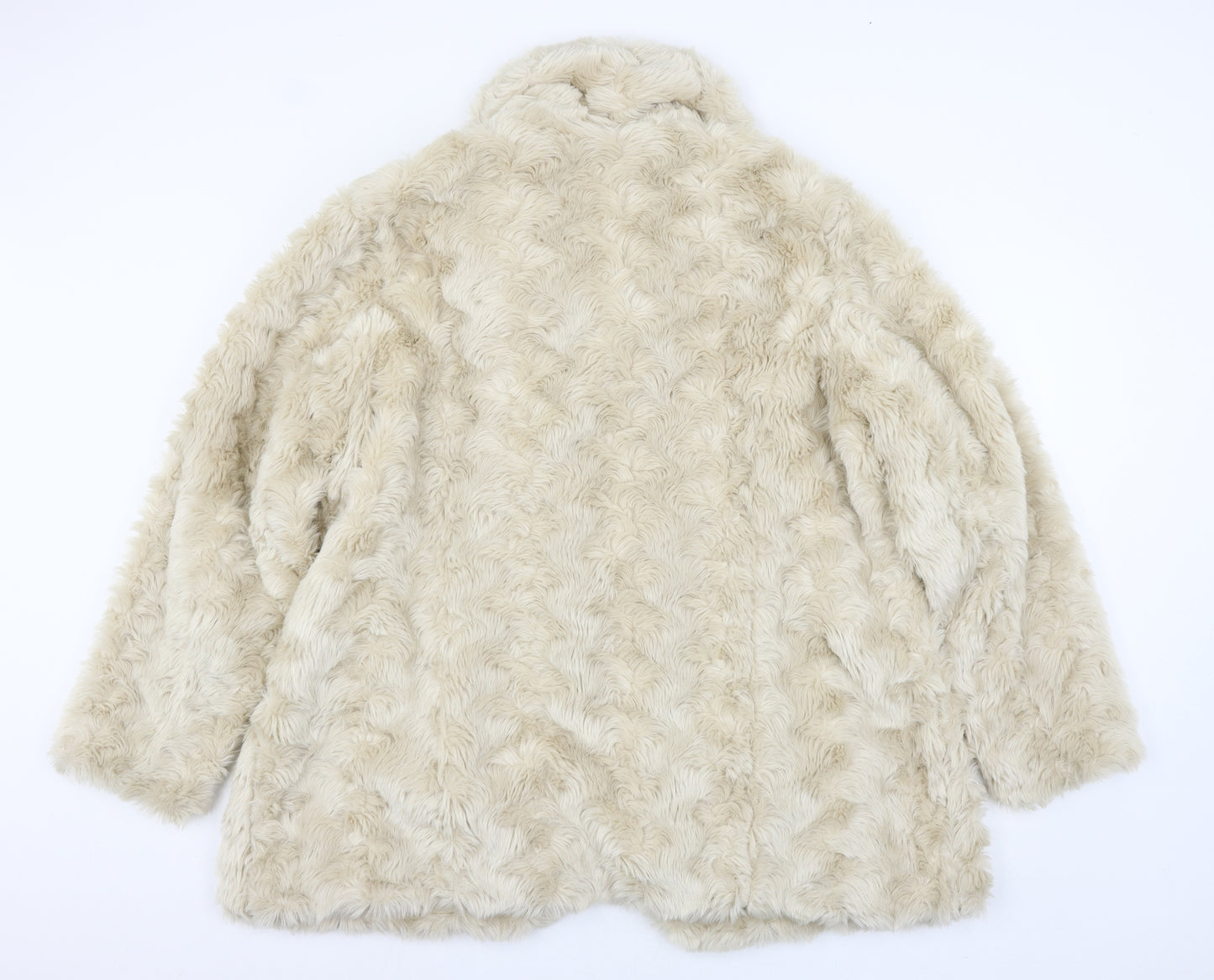 Cotton Traders Womens Beige   Overcoat Coat Size 22