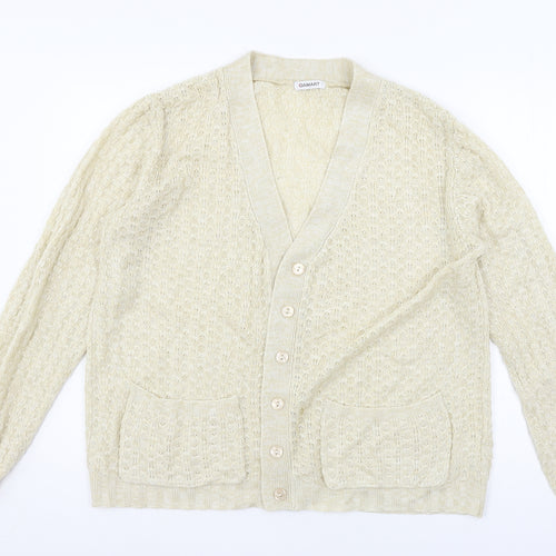 Damart Womens Ivory  Knit Cardigan Jumper Size 10