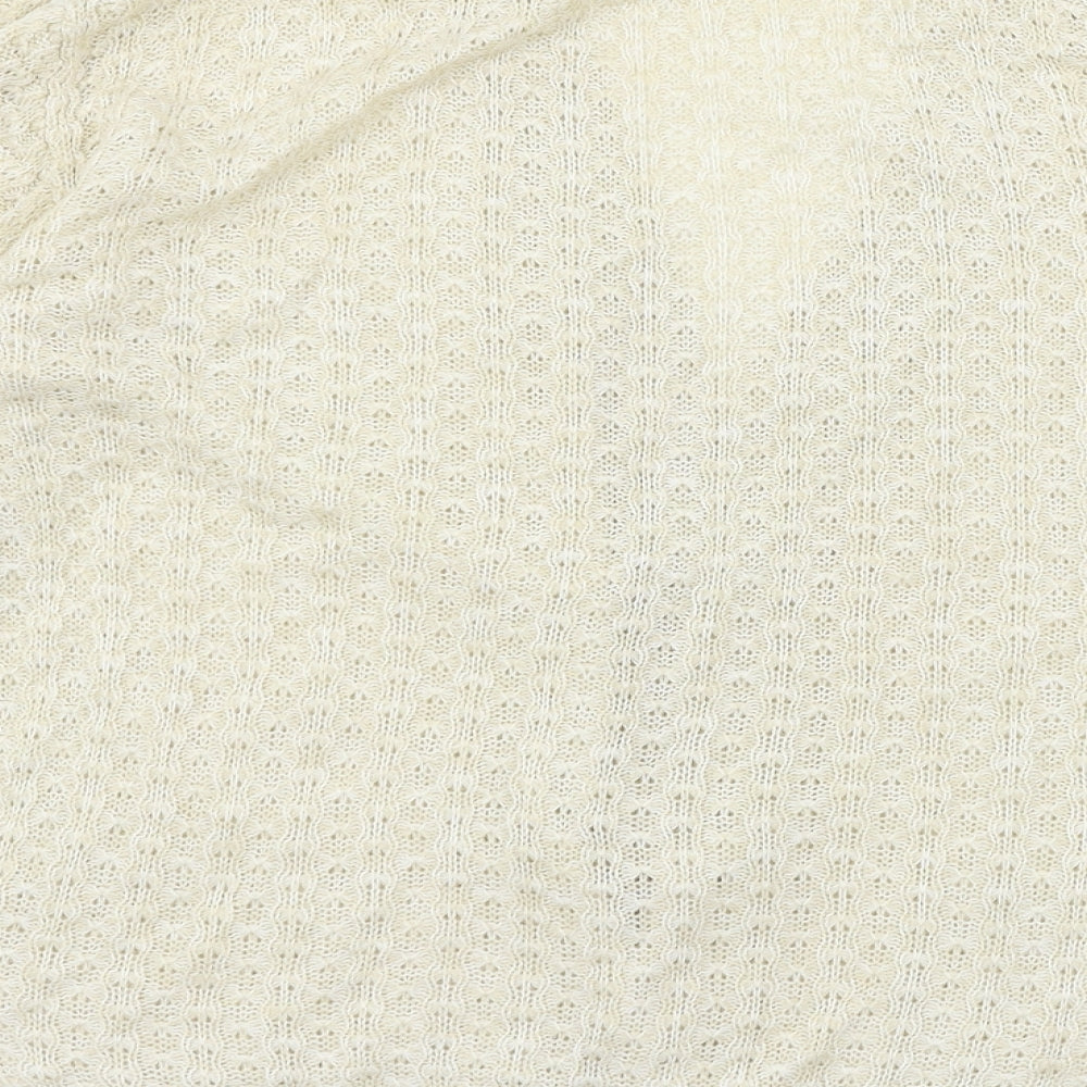 Damart Womens Ivory  Knit Cardigan Jumper Size 10