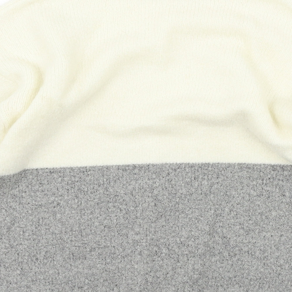 New Look Girls Grey  Knit Pullover Jumper Size 10-11 Years