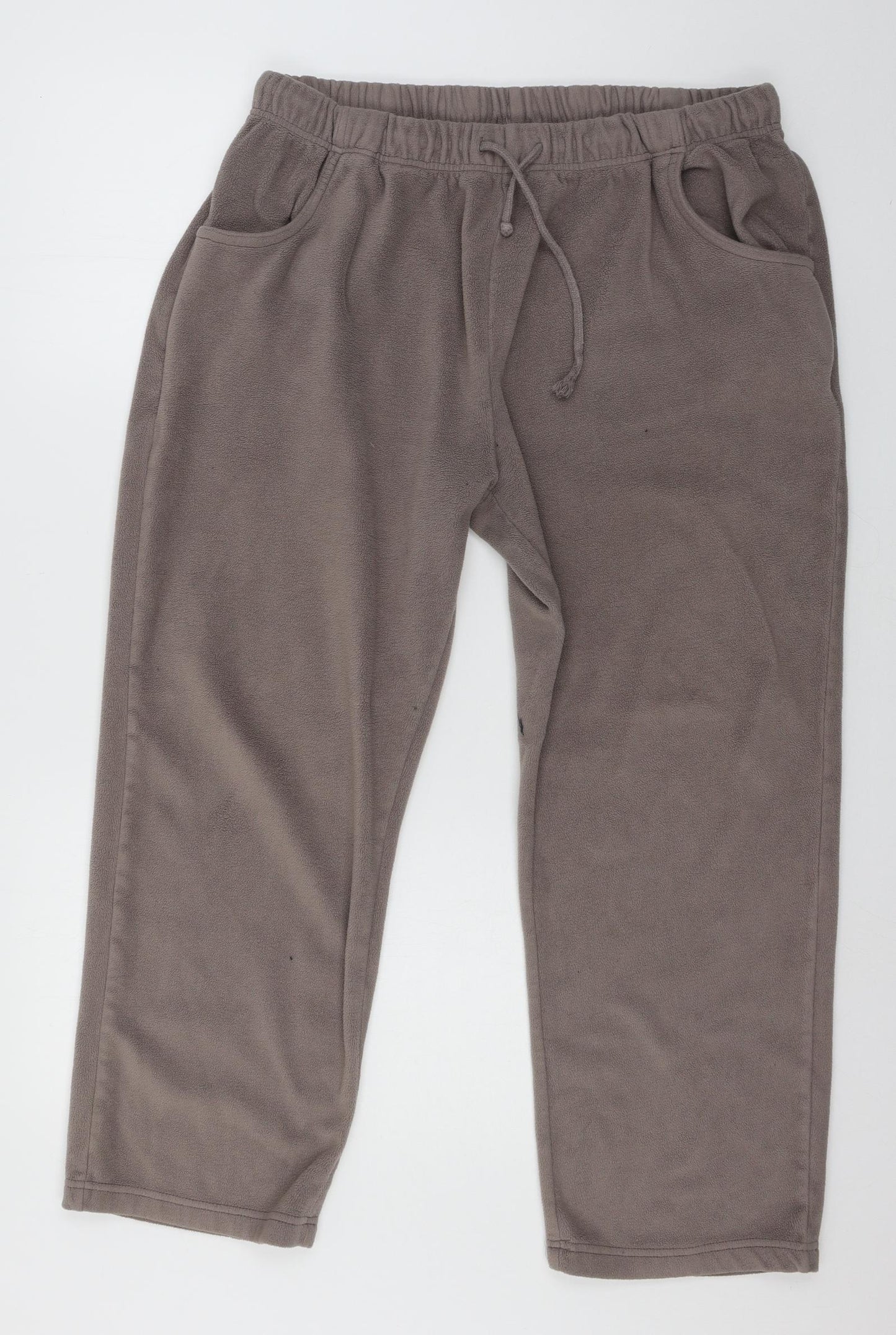 Damart Womens Grey  Fleece Jogger Trousers Size 18 L25 in