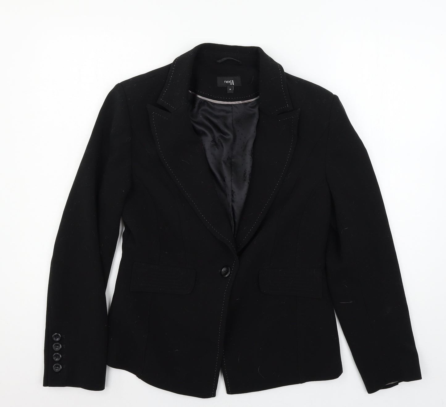 NEXT Womens Black   Jacket Blazer Size 14