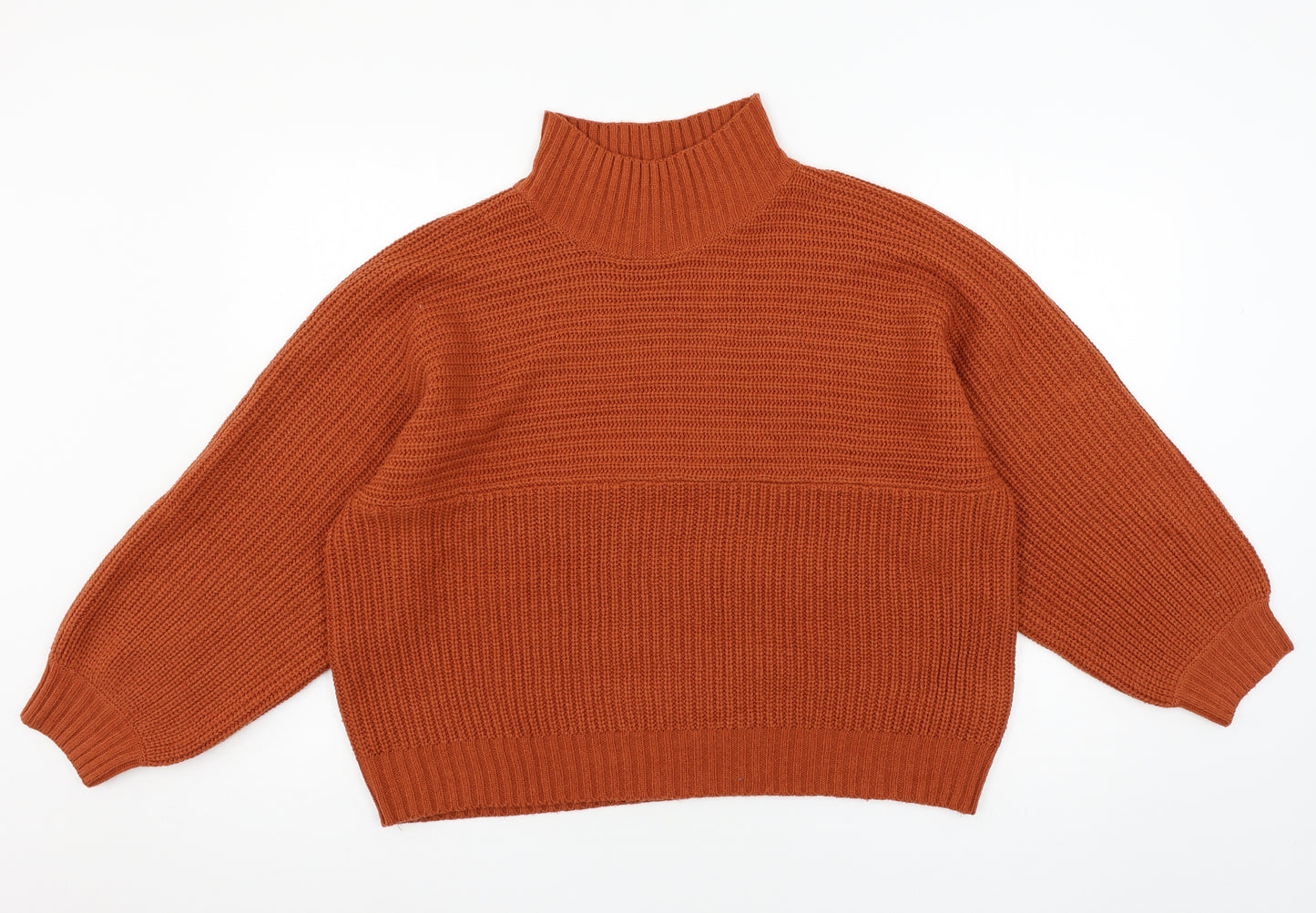 PEP & CO Womens Orange  Knit Pullover Jumper Size L