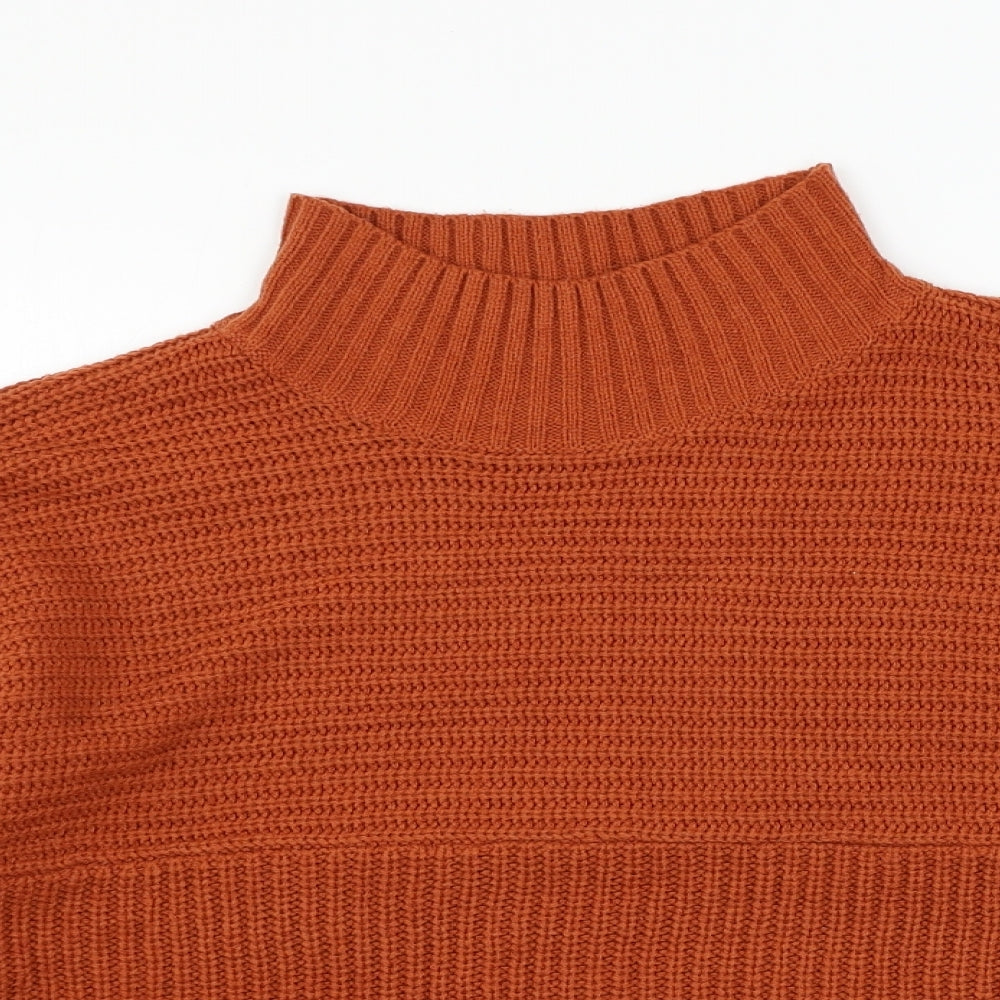 PEP & CO Womens Orange  Knit Pullover Jumper Size L
