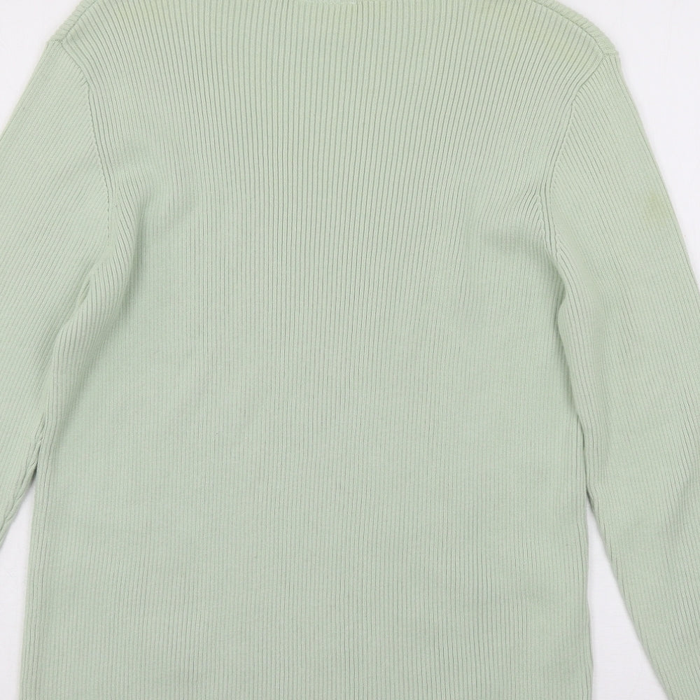 Papaya Womens Green  Knit Pullover Jumper Size 20